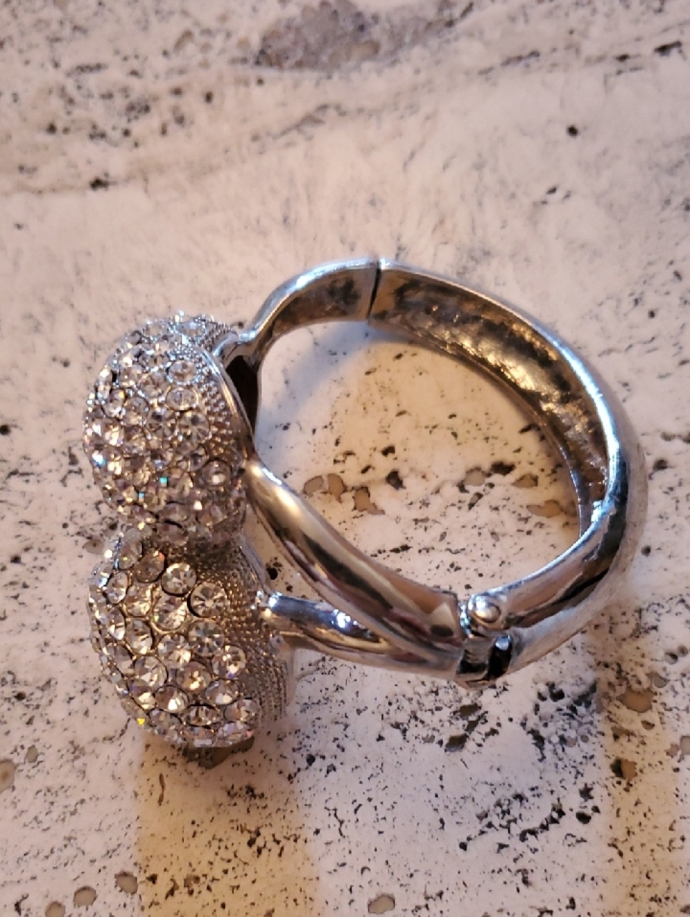 Chunky Rhinestone Statement Bracelet - Picture 2 of 6